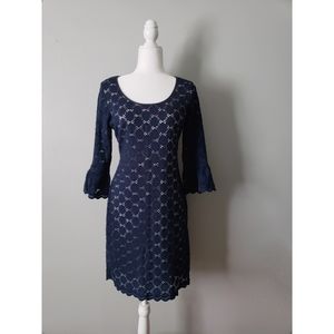 Ronni Nicole | Lace Fitted Midi Dress